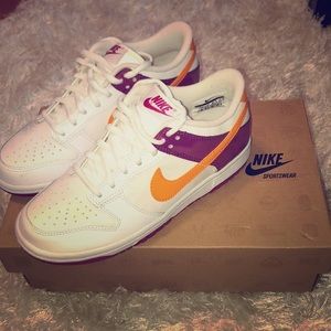 Nike Dunk Girls Pink/Orange/White sneakers